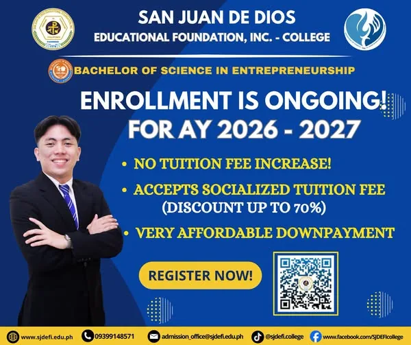 Bachelor of Science in Entrepreneurship Enrollment Announcement