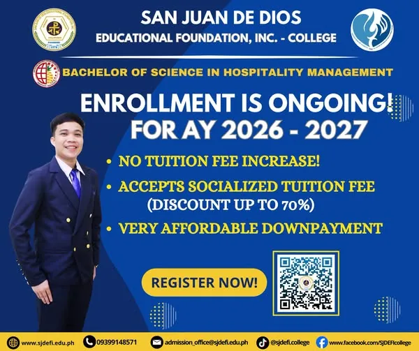 Bachelor of Science in Hospitality Management Enrollment Announcement