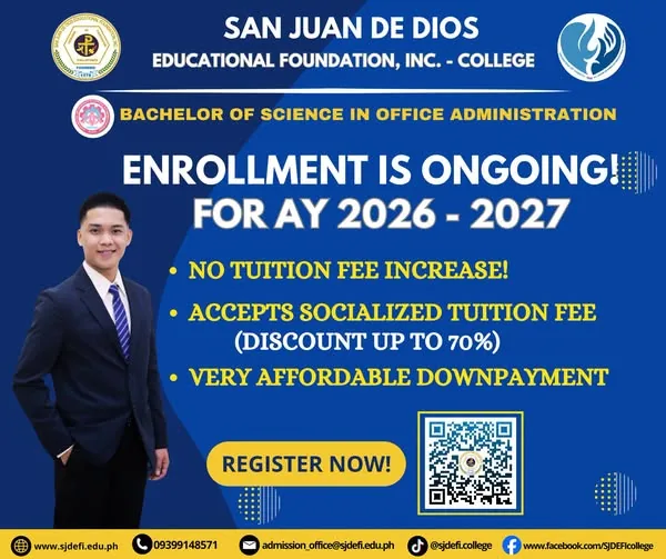Bachelor of Science in Office Administration Enrollment Announcement